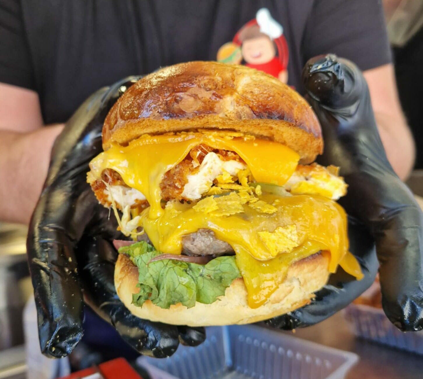 Photo burger Aux p'tits cailloux